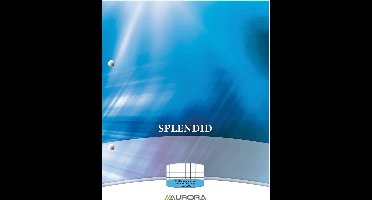 Aurora cursusblok, ft 16,5 x 21 cm, 75 vel, 2-gaatsperforatie, geruit 5 mm