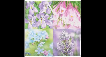 Papieren servetten bloemen