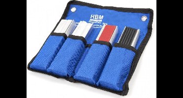 4 Delige 100 mm  Aluminium Opzetbekken Set Voor in de Bankschroef