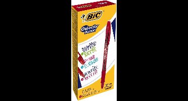 Gelschrijver bic gelocity illusion m rood | 12 stuks
