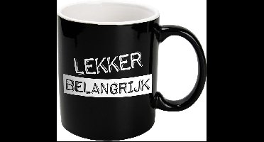 Paper Dreams Mok Black & White Lekker 330ml Keramiek Zwart/wit