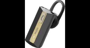 Philips SHB1202/10 hoofdtelefoon/headset In-ear Bluetooth Zwart, Goud
