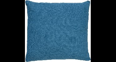 Dutch Decor LINN - Sierkussen 45x45 cm - 100% linnen - effen kleur - Provincial Blue - lichtblauw - Inclusief binnenkussen - Luxe kussens voor woonkamer & bank