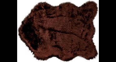 Unique Living | Floormat fake fur 60x90cm bison brown