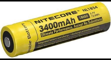 Nitecore 18650 oplaadbare batterij 3400mAh