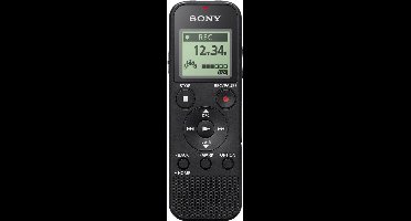 Sony ICDPX370 - Voice recorder - 4 GB - Zwart