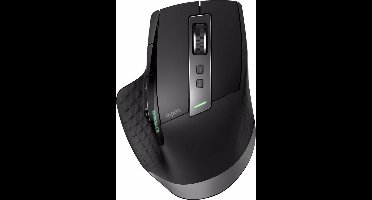 Rapoo MT750S - Draadloze Muis - Laser sensor - Bluetooth - 2.4 GHz - Zwart