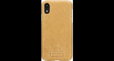 Geel hoesje van Pierre Cardin - Backcover - Stijlvol - Leer - iPhone XR - Luxe cover