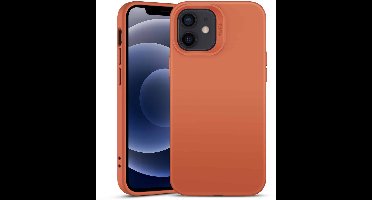 ESR Cloud Siliconen Backcase hoesje iPhone 12 Mini Oranje