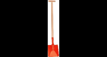 Metalen Schep met Houten Steel 75 cm