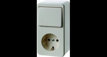 Combinatieschakelaar opbouw wit - 61479640 - E3H9E