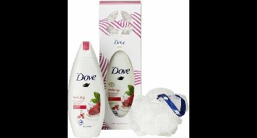 Dove Pomegranate Reviving Douchegel met Douchepuff 250ml