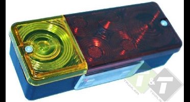 Trailer and Tools achterlicht 3 kamers - aanhanger achterlamp - 85x210x60mm