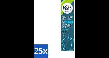 Veet Men - Ontharingscrème - Gevoelige Huid - Milde Formule - 200 ml - Bulkverpakking - 25 stuks