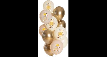 Folat - Ballonnen birthday sunshine (12 stuks)