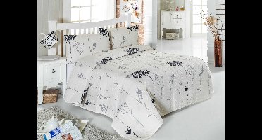 Asir - Dubbele Gewatteerde Set - Grijs Beige