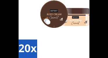 20 x Sence Bodycrème Coconut 200 ml - Kokosolie - Kokosgeur - Lichaamscrème - Hydratatie - Huidverzorging