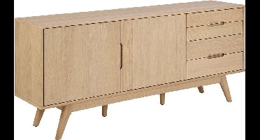 Marte dressoir 2 deuren 4 lades eikenfineer.