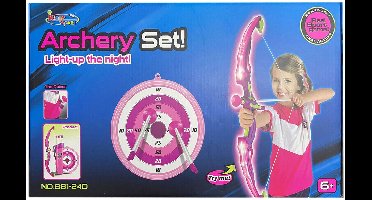 Pijl- en Boogset met Licht Roze