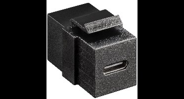 USB-C Keystone module | USB3.2 10 Gbps | zwart