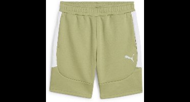 Puma Sport Shorts TeamEVOSTRIPE Shorts 659951 Calming Green-Puma Silver-Puma White-L