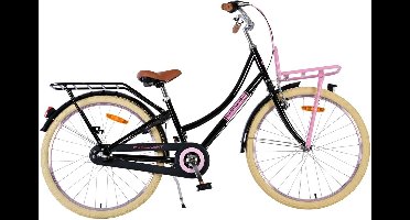 Volare Excellent Kinderfiets - Meisjes - 24 inch - Zwart - 3 Versnellingen