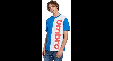 Umbro Gemini T-shirt Met Korte Mouwen Wit,Blauw S Man
