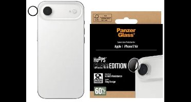 PanzerGlass Screenprotector geschikt voor Apple iPhone Air Glazen | PanzerGlass Hoops Camera Lens Protector - Case Friendly