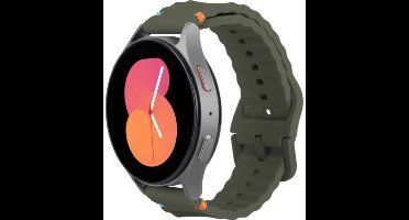 JustinCase ActiveFlex Strap voor Samsung Galaxy Watch 20mm, khaki