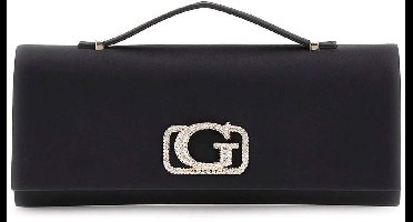 GUESS schoudertas handtas Zalina Top Handle Clutch Black zwart