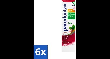 6 x Parodontax - Tandpasta - Herbal Twist - Ginger & Mint - 75 ml - Tandpasta - Tandvlees - Tandplak - Gember - Munt