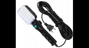 Werkplaatslamp 25 LED met Magneet en Haak, 230V