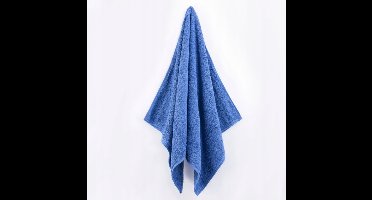 Grote Badhanddoek 70x140cm Katoen Frottee Blauw Absorberend Modena