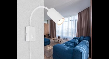 Globo Witte wandlamp Robby - 57911WW