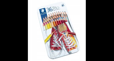 Staedtler Kleurpotloden Set 36 Kleuren in Metalen Doos