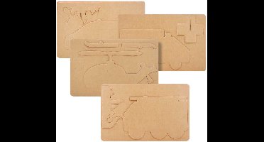 PlayMais Kaarten Versieren Brandweerwagen