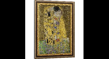 Trefl Puzzelrama 500 Stukjes: De Kus van Gustav Klimt - Ingelijst