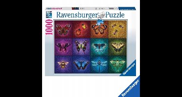 Ravensburger Puzzel 1000 Stukken: Prachtige Vleugeldragers Insecten
