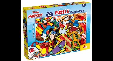 Lisciani - Puzzel - Disney Mickey 'skate' - 60 stuks