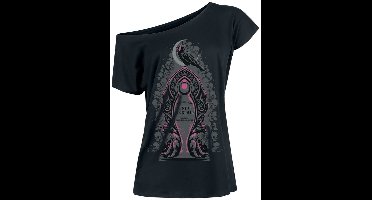 Wednesday Enid Dames T-shirt - zwart - L