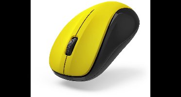 Hama MW-300 V2 - Optische draadloze muis - 3 knoppen - 2.4 GHz RF - Stil - Geel