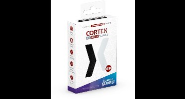 Ultimate Guard Ultimate Guard Cortex Sleeves Matte Japanese Size (60) - Black Card Sleeves (Japanese Size)