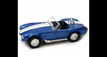 Welly Shelby Cobra 427 S/C 1965 Modelauto 1:34 Blauw