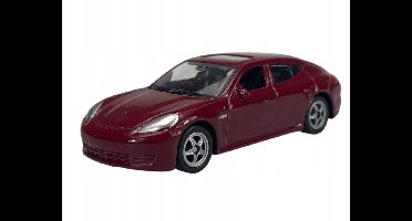 Welly Porsche Panamera S Rood Metaal 1:60 Model Auto Speelgoed