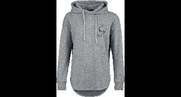 Disney Sketch Dames Trui met capuchon - gemêleerd grijs - L