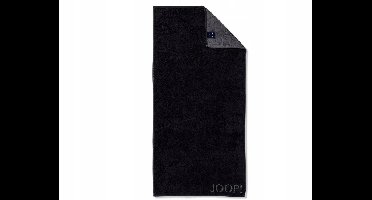 JOOP! Badhanddoek Frottee 80x150 cm Doubleface Zwart