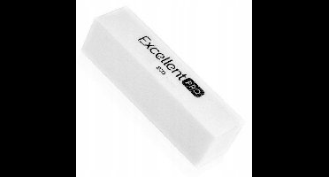 Excellent PRO Polijstblok Nagelvijl 4-zijdig Korrel 180 Wit