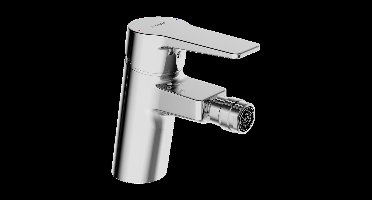 Hansa Twist - Bidetkraan met afvoergarnituur, chroom 09063283