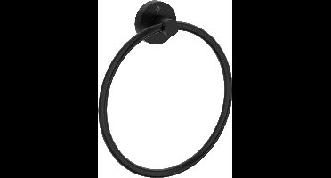 Sanifun Jasmijn Handdoekenrek Nero Mat – Roestvrij Staal