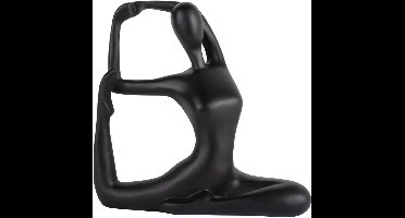 Present Time - Beeld Yoga Bow - Zwart